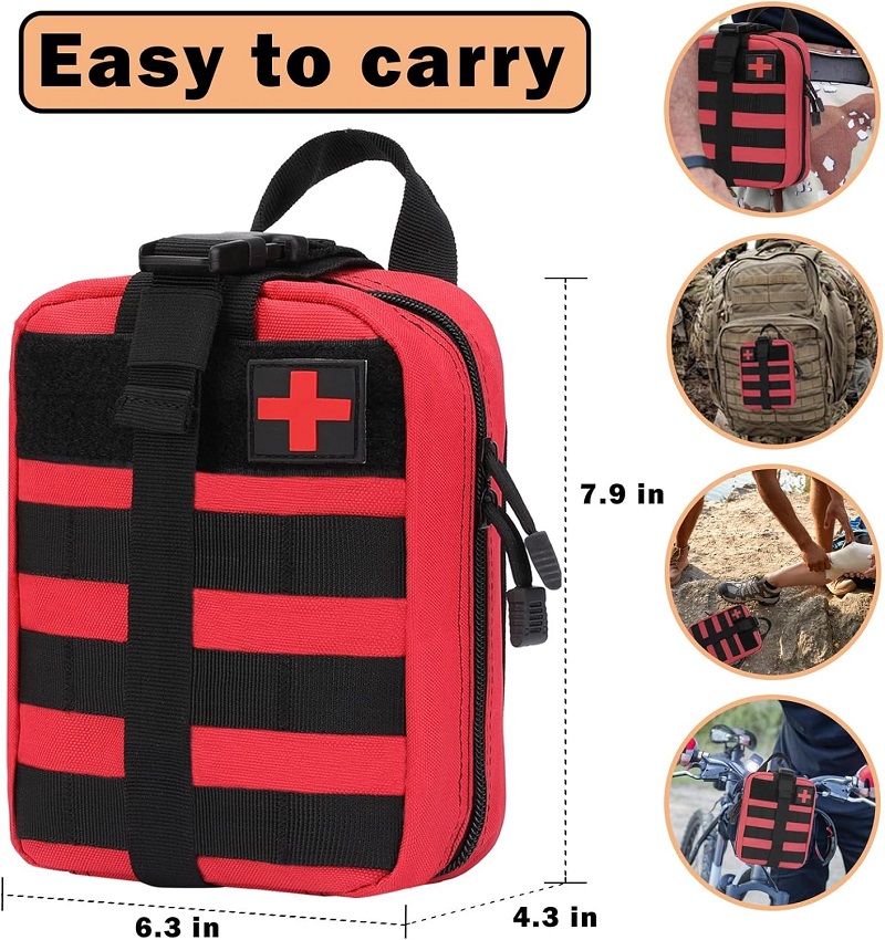 야외용 응급처치 키트 EDC 몰리 의료 키트 IFAK  - First Aid Bag Kit 리뷰 및 가격